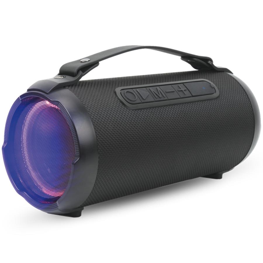 Denver BTG-408 - Draagbare Bluetooth Speaker - Zwart/Blauw