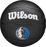 Wilson Nba Team Tribute Dallas Mavericks Mini Basketbal Bal Zwart 3
