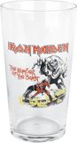 Iron Maiden Bierglas - Number Of The Beast - transparant