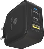 ICY BOX IB-PS1030-PD Universeel Zwart AC Snel opladen Binnen
