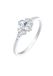 Elli Elli Ring Dames Valentijn Marquise met Kristallen in 925 Sterling Zilver
