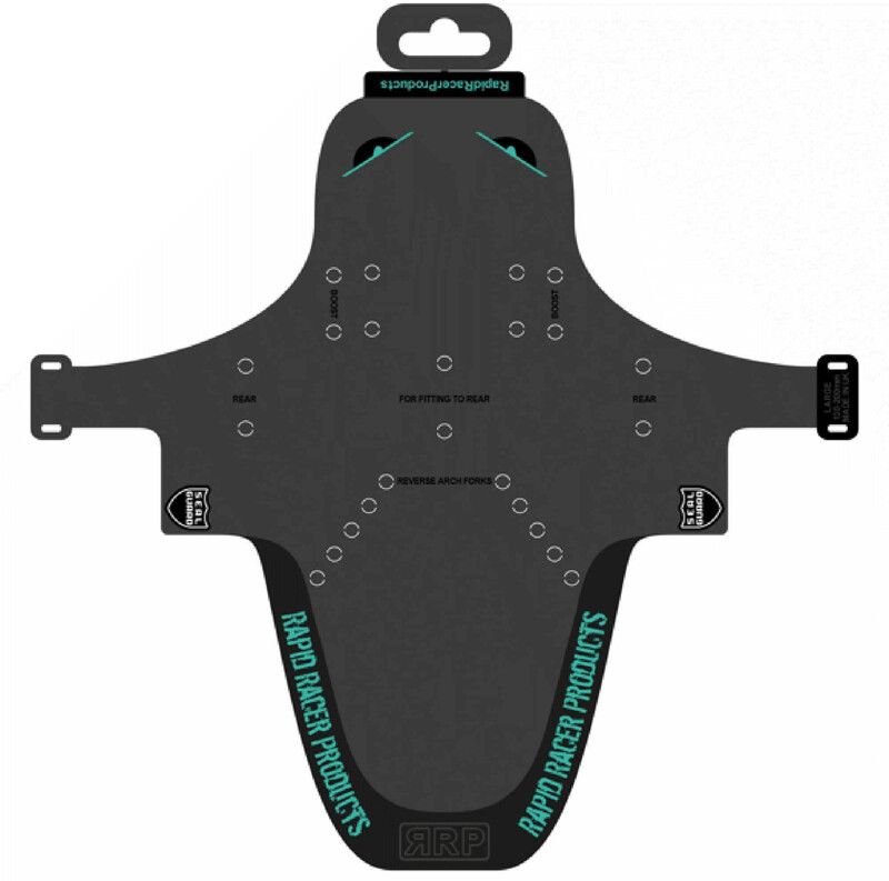 RRP EnduroGuard Mudguard Standard - Black/Turquoise