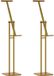 vidaXL Beursdisplays - 2 stuks - Goud - 26,5 x 26,5 x 150 cm - Staal