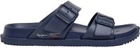 Pepe Jeans Ocean Brand Slippers Blauw EU 45 Man