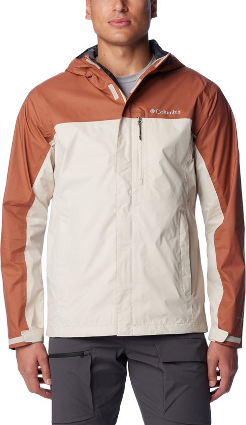 Columbia Pouring Adventure™ II Jacket Regenjas - Jas voor Heren - Waterdichte Jas - Bruin - Maat XL