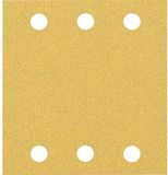 Bosch Professional 2608901655 Schuurpapier voor vlakschuurmachine Korrelgrootte 60 (l x b) 107 mm x 115 mm 50 stuk(s)
