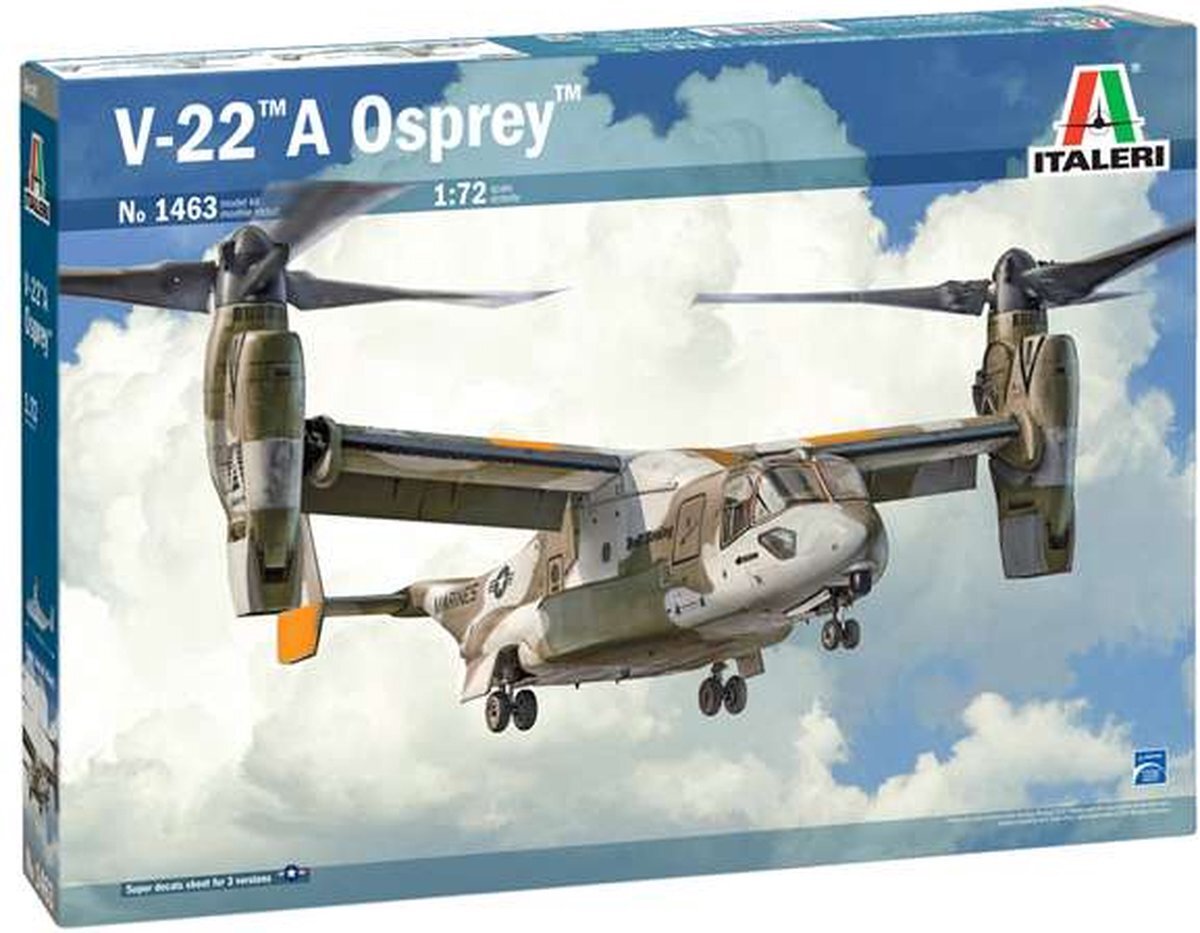 Italeri 1:72 1463 V-22A Osprey Heli Plastic kit
