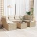 Maison Exclusive - Salon de jardin pour 8 personnes. Rotin synthétique beige et crème