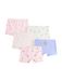 Next Meisjes Set van 5 korte slips blauw / bruin / rosa / wit