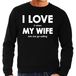Bellatio Decorations I love it when my wife lets me go sailing trui - grappige zeilen hobby sweater zwart heren - Cadeau zeiler XXL