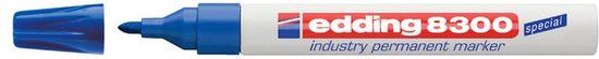edding Viltstift 8300 industrie rond 1-3mm blauw | 10 stuks