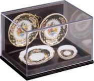 Miniatuur serviesset voor 2 personen, Iers design, handgemaakt porselein