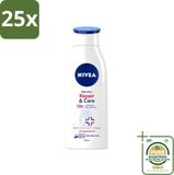 Nivea Repair & Care Body Lotion - Voor Zeer Droge Huid - 400 ml - 25 Stuks