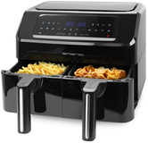Emerio Smart Fryer AF-130376.1 - 7.2L Double Air Fryer - 2400W - Black