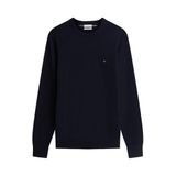Tommy Hilfiger gebreide trui met kasjmier - donkerblauw