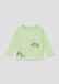 s.Oliver Longsleeve met glitterprint lichtgroen