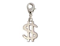 INNSPIRO NICE CHARMS Dollars metalen hanger met karabijnhaak, 12 x 19 mm, 25 stuks, 11x15mm., Metaal, Geen edelsteen