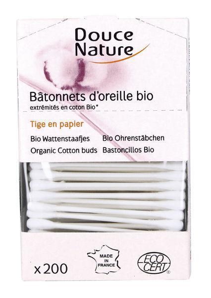 Douce nature Wattenstaafjes bio katoen 200 ST