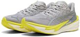 Puma Deviate Nitro 4 Heren Hardloopschoenen Vibrant Silver-Lux Lime Maat 48.5