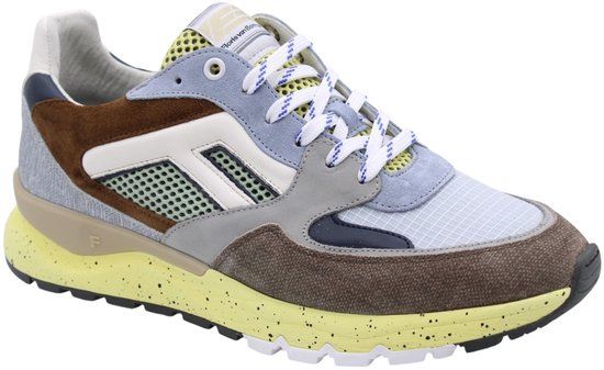 Floris van Bommel Sfm-10154 De Treener Sneakers - Suède - Heren - Bruin - Maat 42⅔