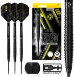 Harrows NX90 Black Edition 90% Tungsten 24Gr Quick Point Steeltip Dartpijl