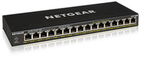 NETGEAR GS316PP - 16-Port Gigabit Ethernet Unmanaged PoE+ Switch - Black