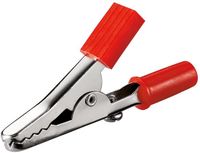 S-Impuls Krokodillenklem 45 mm met schroef / rood