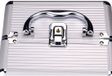 Touch Of Beauty Make Up Koffer Zilver - Cosmetica Organizer - met Handvat en Sleutelslot