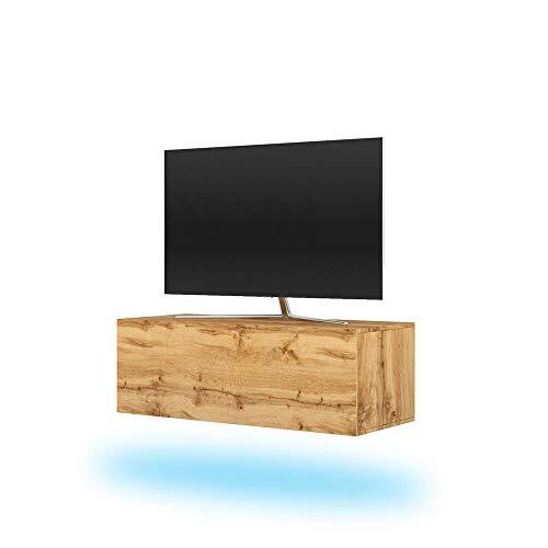 Selsey tv-lowboard, Wotan eiken, 100 cm