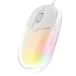 T'nB Lumy Optische kabelmuis 1000 dpi lichttherapie wit