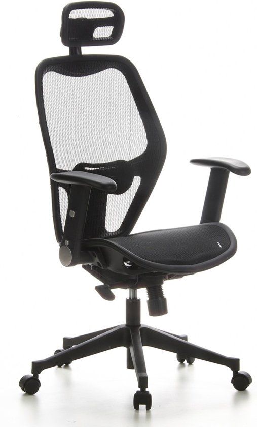 HJH OFFICE Bureaustoel AIR-PORT zwart - 4260182531655