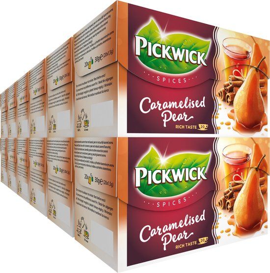 Pickwick Spices Caramelised Pear Zwarte Thee - 240 Theezakjes