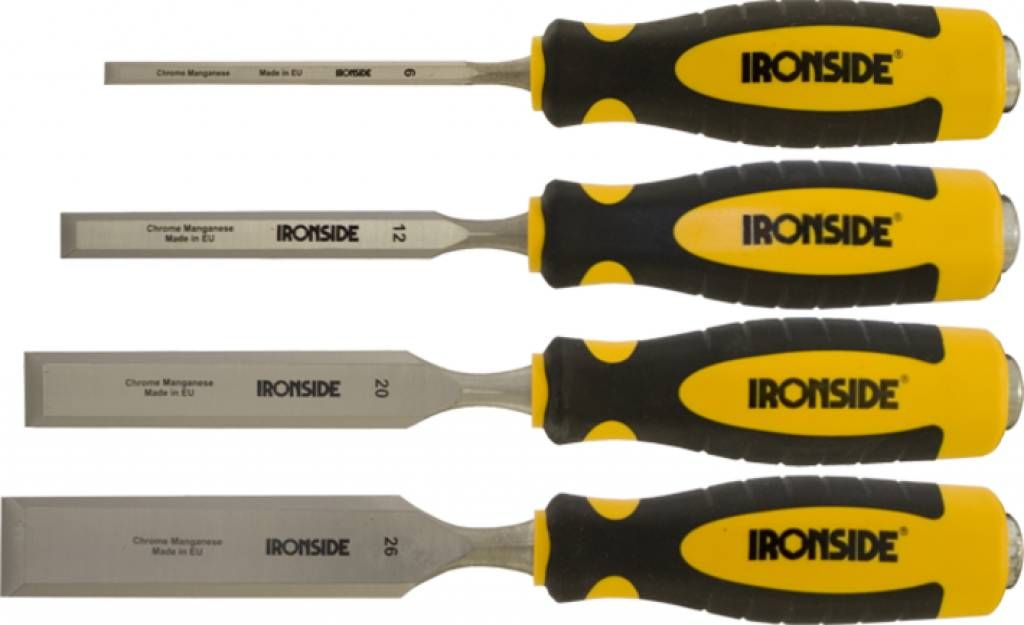 Ironside Steekbeitelset 4-delig 6-26 - 3394661340801