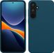 kwmobile telefoonhoesje geschikt voor Samsung Galaxy A55 5G - Hoesje met siliconen coating - Smartphone case in mat petrol