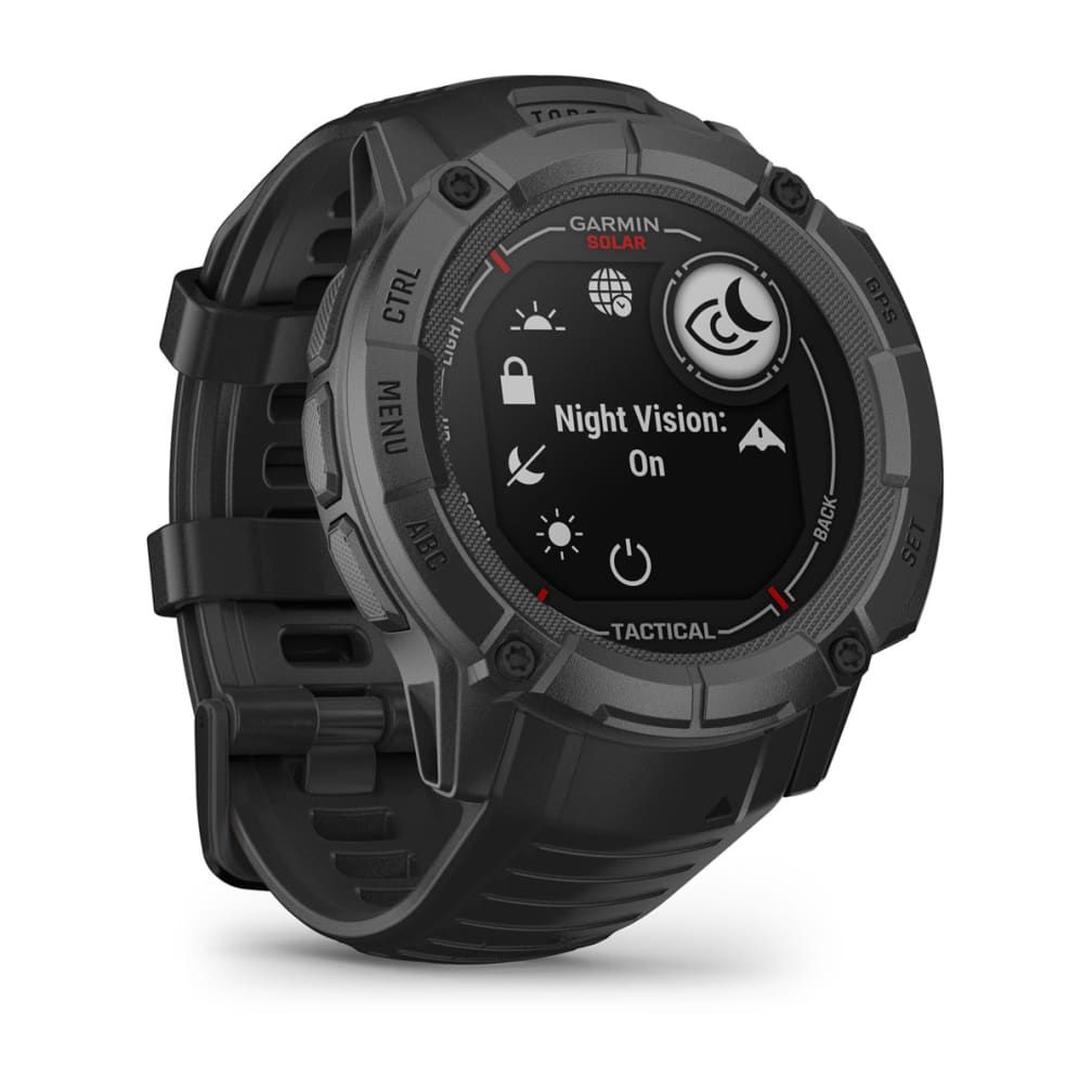 Garmin Instinct 2X Solar Tactical Edition Smartwatch - Black