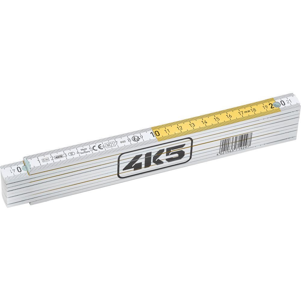 4K5 Tools FR2X Stabiele duimstok met hoekmeter - 606.105-2