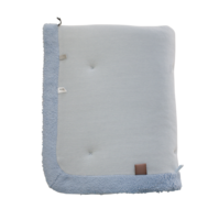 Snoozebaby ORGANIC Speeldoek Cheerful Playing - Fresh Blue (75x95cm)