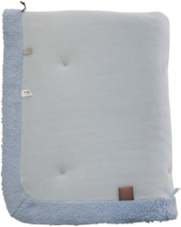 Snoozebaby ORGANIC Speeldoek Cheerful Playing - Fresh Blue (75x95cm)