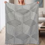 Icecat Couverture en polaire, microfibre douce et confortable légère printemps-été, décoration intérieure, cadeau parfait pour femmes et hommes, 60x80 pouces
