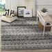 Safavieh ADR119A-5 Adirondack Collection ADR119A Ivory and Silver Area Rug (5'1" x 7'6")