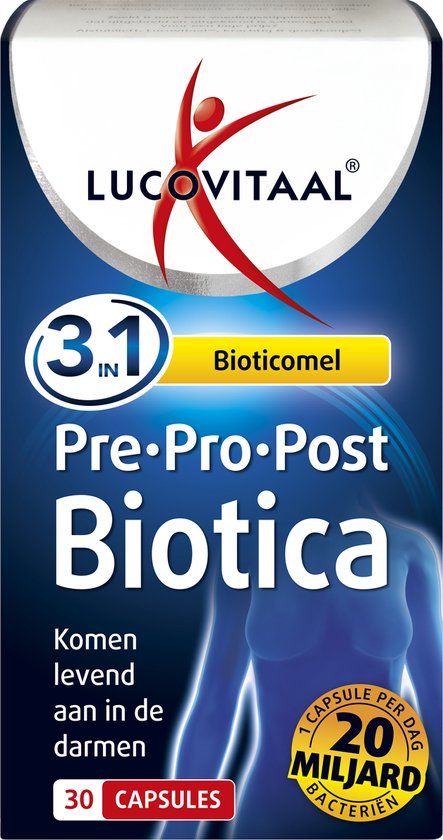 Lucovitaal Pre- Pro- Post Biotica 30 capsules