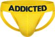 ADDICTED Push Up Jock Mesh Jaune - S