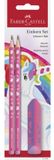 Faber-Castell Potloodset Unicorn 3-delig Roze
