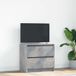 Maison Exclusive - Meuble TV aspect béton, gris, 60x35x54 cm, en panneau de fibres de bois