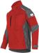 KÜBLER ACTIVIQ Cotton+ Werkjas Heren Middelrood Antraciet 4XL