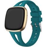 Fitbit Bracelet silicone de luxe Versa 4 (vert-bleu)