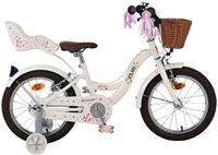Volare Blossom Kinderfiets - Meisjes - 16 inch - Wit - Twee Handremmen