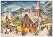 Adventskalender Sellmer A4 Adventskalender Besneeuwd Dorp