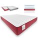 Nalui Omkeerbare visco-elastische matras met hoogte: ± 26 cm, schuim, 135 x 200 cm
