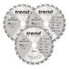 Trend Accu cirkelzaagblad hout 165mm 20mm 24T 1.5mm 20° TCT 3 stuks
